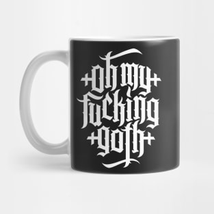 Oh my fucking goth / OMFG No.2 (white) Mug
